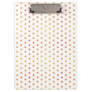 Ombre Sunburst Dot Clipboard - S Klemmbrett