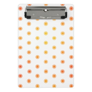 Ombre Sunburst Dot Mini Clipboard - L Klemmbrett