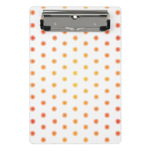 Ombre Sunburst Dot Mini Clipboard - M Klemmbrett