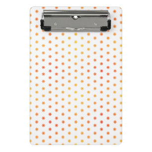 Ombre Sunburst Dot Mini Clipboard - S Klemmbrett