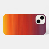 Ombre Sunset Abstract Art Phone Case iPhone 14 Hülle (Rückseite (Horizontal))
