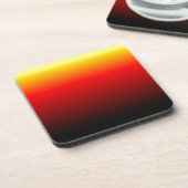Ombre Sunset Getränkeuntersetzer (Linke Seite)