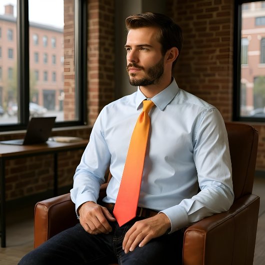 Ombré Sunset Krawatte