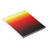 Ombre Sunset Notizblock (angewinkelt)