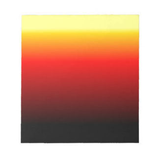 Ombre Sunset Notizblock