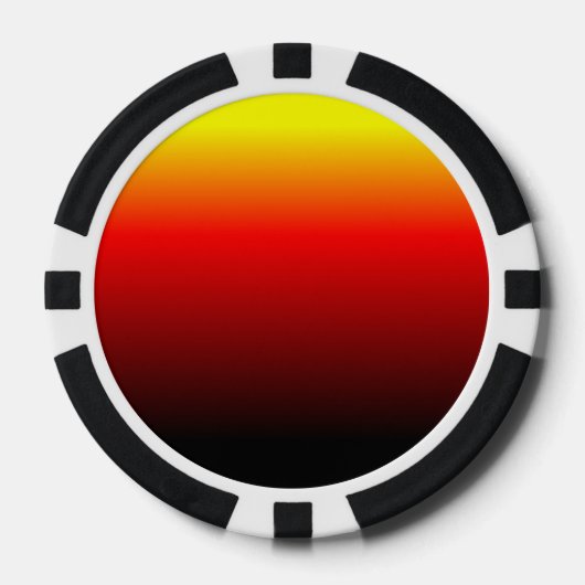 Ombre Sunset Pokerchips (Vorderseite)