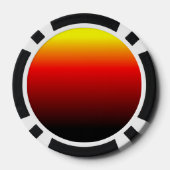 Ombre Sunset Pokerchips (Rückseite)