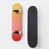 Ombré Sunset Skateboard (Vorderseite)