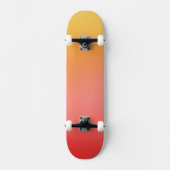 Ombré Sunset Skateboard (Vorderseite)