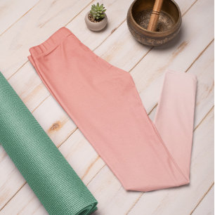 Ombre Trend Color Coral Sunset - Pastell Leggings
