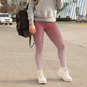 Ombre Trend Color Crimson Red - Pastel Leggings