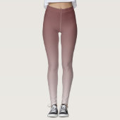 Ombre Trend Color Mahogany Brown - Pastel Leggings (Vorderseite)