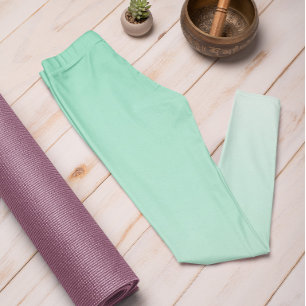 Ombre Trend Color Minty Green - Pastel Leggings