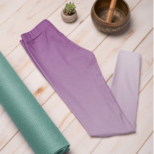 Ombre Trend Color Plum Lila - Pastellfarben Leggin Leggings