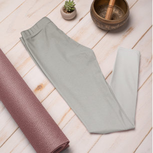 Ombre Trend Color Silver Gray - Pastellfarben Legg Leggings