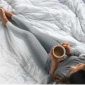 Ombre Trend Color Slate Gray - Pastell Leggings