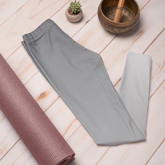 Ombre Trend Color Slate Gray - Pastell Leggings