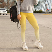 Ombre Trend Color Sunburst Yellow Pastel Leggings