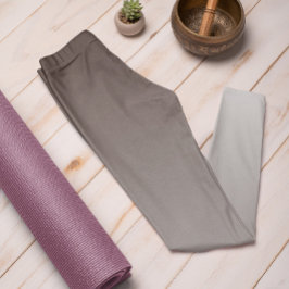 Ombre Trend Colour Coffee Brown - Pastell-Leggings Leggings