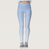 Ombre Trend Colour Powder Blau - Pastellfarben Leg Leggings (Vorderseite)