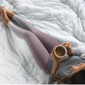 Ombre Trend Colour Red Wine - Pastel Leggings