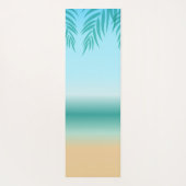 Ombre Tropical Beach Summer Vibes Yoga Mat Yogamatte (Rückseite)