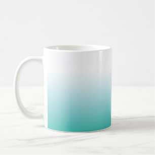 OMBRE TÜRKIS-AQUA-TASSE KAFFEETASSE