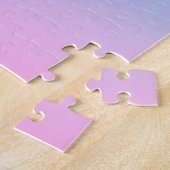 Ombre Türkis und Pink Gradient Puzzle (Seite)