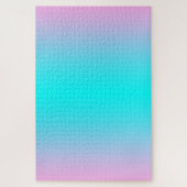 Ombre Türkis und Pink Gradient Puzzle (Vertikal)