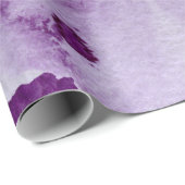 Ombre Ultra Violet Wasserfarbmuster Geschenkpapier (Rolleneckpunkt)