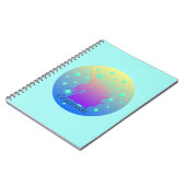 Ombre unicorn mit Dankbarkeit Notizblock (Linke Seite)