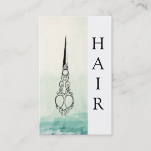 *~* Ombre Viktorianische Vintage Schere HAARSYLIST Visitenkarte