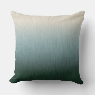 Ombre Waldgrün-Cream Kissen