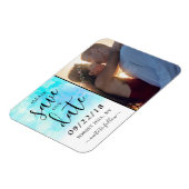 Ombre Wasserfarbe Speichern Sie das Datumsfenster Magnet (Linke Seite)