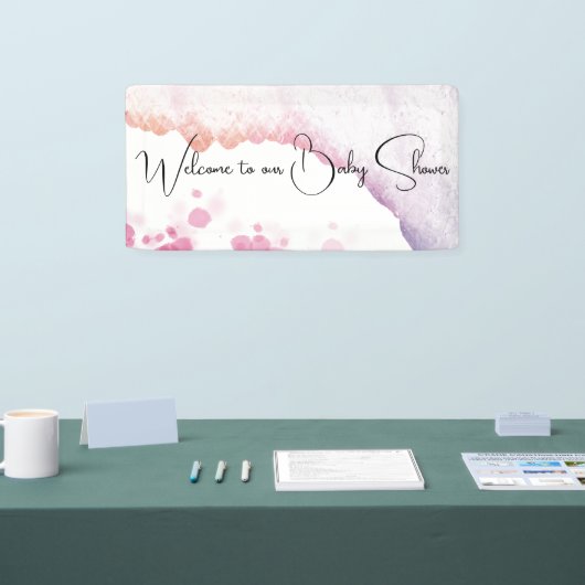 Ombre Watercolor Banner (Messe)