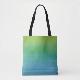 Ombre Watercolor-Druck-Taschen-Meerjungfrau-Farben Tasche