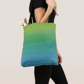 Ombre Watercolor-Druck-Taschen-Meerjungfrau-Farben Tasche (Von Nahem)