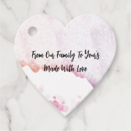 Ombre Watercolor Geschenkanhänger