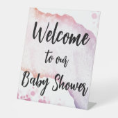 Ombre Watercolor Sockelschild (Vorderseite)