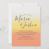 OMBRÈ Wedding Einladung (Vorderseite)