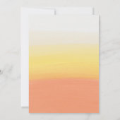 OMBRÈ Wedding Einladung (Rückseite)