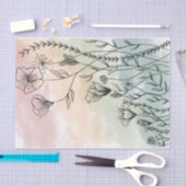 Ombre-Wildblumen Seidenpapier (Handwerk)