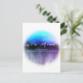 Ombre Wir haben Bewegung Skriptbewegung Ankündigun Postkarte (Stehend Vorderseite)