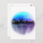 Ombre Wir haben Bewegung Skriptbewegung Ankündigun Postkarte (Vorne/Hinten)