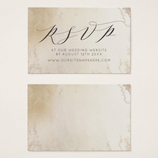 Ombre Yellow Frost Website UAWG Insert Cards (Vorne & Hinten)