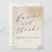 Ombre Yellow Mattiert Wedding Liebe und vielen Dan