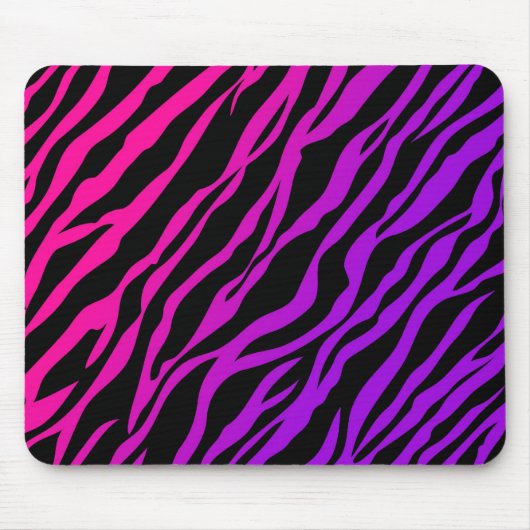 Ombre Zebra-Druck Mousepad (Vorne)