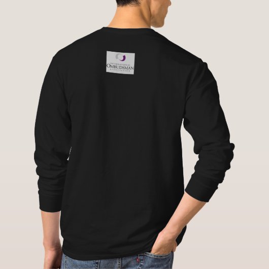 Ombuds Supermacht-Shirt, Männer T-Shirt (Rückseite)