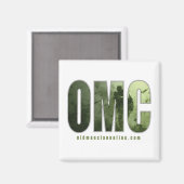 OMC Logo-Magnet Magnet (Vorderseite/Rückseite)