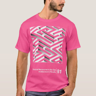 OMD Architektur Moral Minimal Stil Grafik Kunst T-Shirt